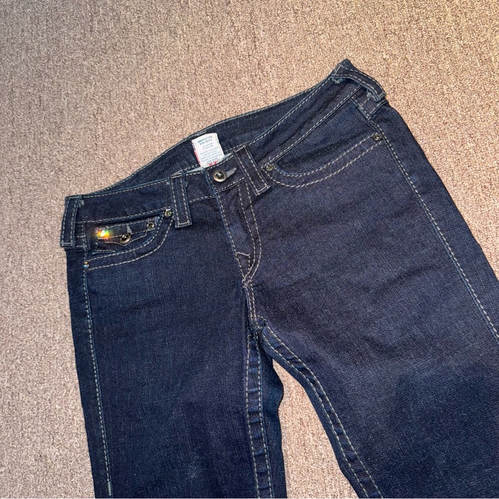 True Religion World Tour Jeans Section Disco Julie‎ Women’s Dark Wash Size 30